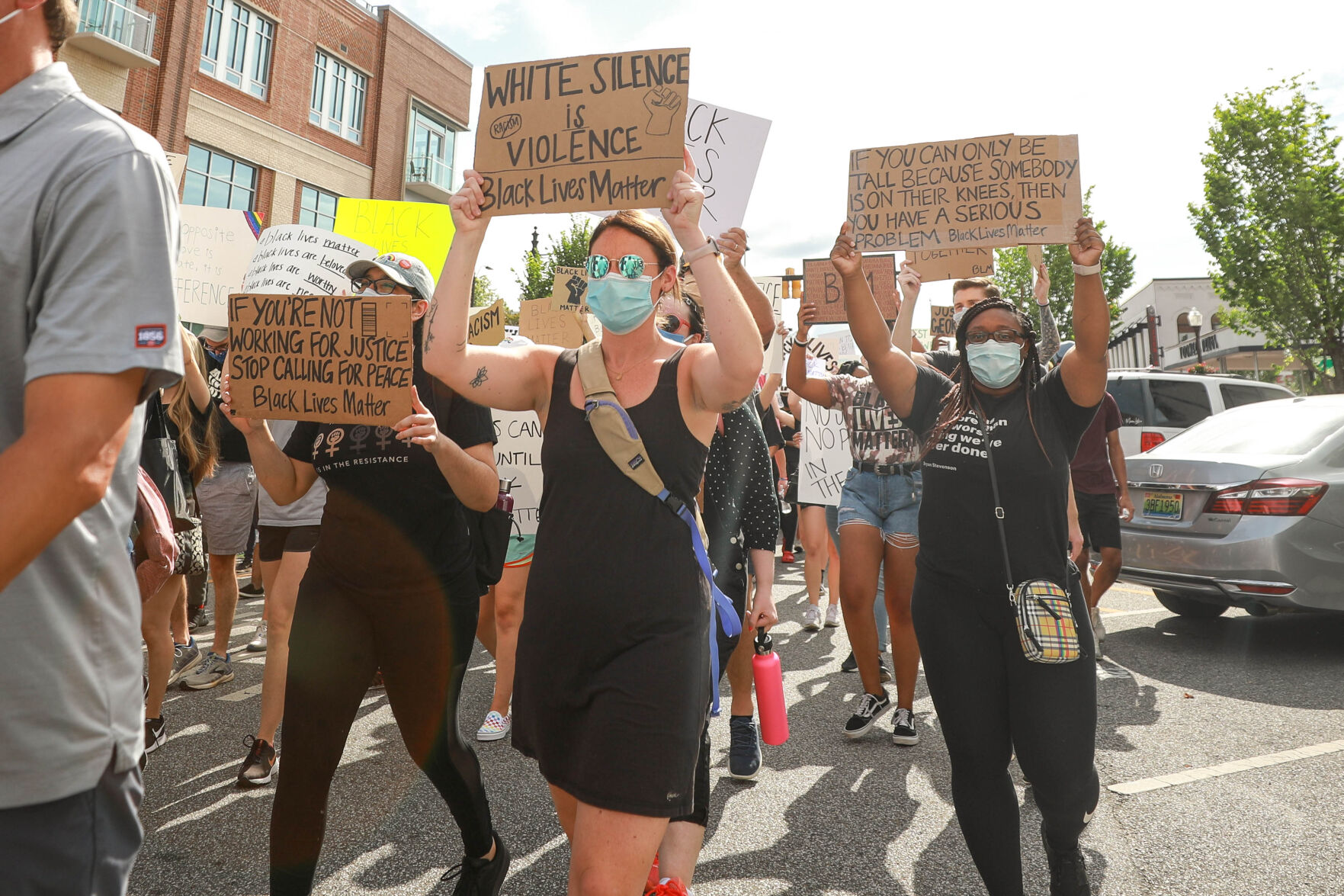 Auburn Students & Community for Change protest and march